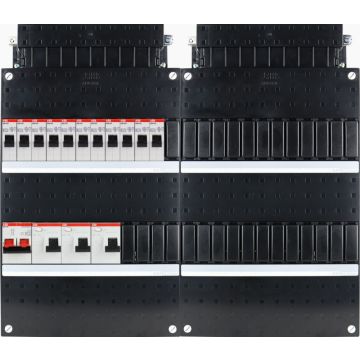 ABB-HAF groepenkast 11 groepen 1 fase 440x390 (BxH)