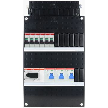 ABB SN201L groepenkast 6 groepen 3 fase 220x390 (BxH)