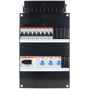 ABB SN201L groepenkast 8 groepen 3 fase 220x390 (BxH)