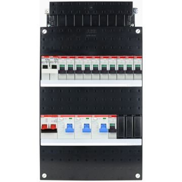 ABB SN201L groepenkast 11 groepen + fornuis 1 fase 220x390 (BxH)