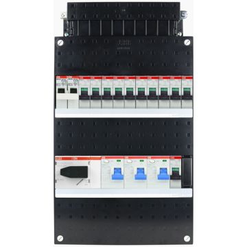 ABB SN201L groepenkast 11 groepen + fornuis 3 fase 220x390 (BxH)