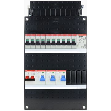 ABB SN201L groepenkast 10 groepen + beltrafo 1 fase 220x390 (BxH)