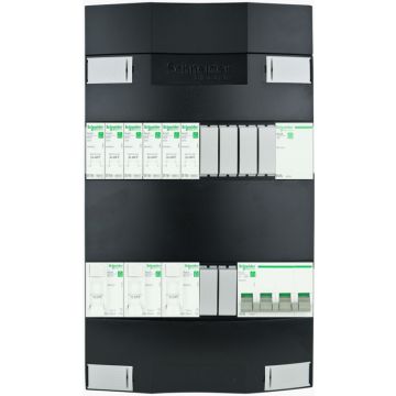 Schneider groepenkast 6 groepen + beltrafo 3 fase 220x380 (BxH)