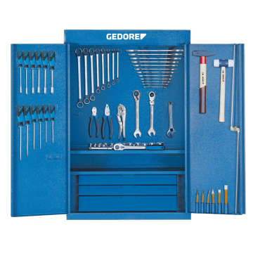 GEDORE gereedschapskast met assortiment 650x970x250mm 92-delig (1400 G)
