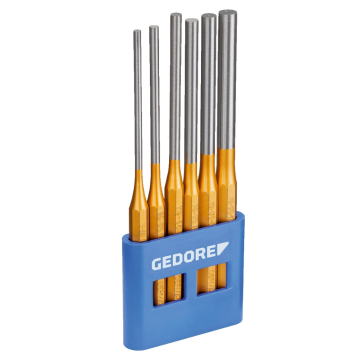 GEDORE pendrijverset lang in PVC houder 6-delig (119 L)