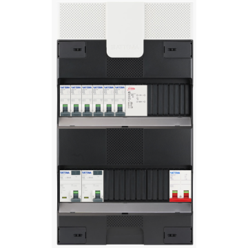 Attema groepenkast 6 groepen + beltrafo 1 fase 220x390 (BxH)