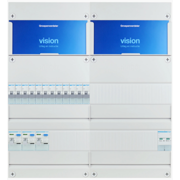 HAGER groepenkast 12 groepen 1 fase 440x475 (BxH)