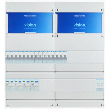 HAGER groepenkast 15 groepen 1 fase 440x475 (BxH)