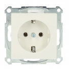 Merten by Schneider Electric systeem M wandcontactdoos met randaarde - polarwit (MTN2301-0319)