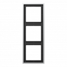 JUNG afdekraam 3 voudig - LS range aluminium (AL2983)