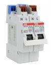 ABB HAF fornuisgroep flexomaat 2-polig+2 nul 16A B-kar t.b.v busboard 