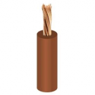 Aansluitdraad 4 mm2 bruin per meter