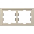Schneider Electric D Life afdekraam 2-voudig - sahara (MTN4020-6533)
