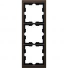 Schneider Electric D Life afdekraam 3-voudig - mocca metallic (MTN4030-6552)