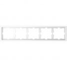 Schneider Electric D Life afdekraam 5-voudig - lotuswit (MTN4050-6535)