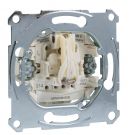 Schneider Electric trek-/wisselschakelaarsokkel, 1-polig, 10 AX, AC 250 V met steekklemmen (MTN3186-0000)