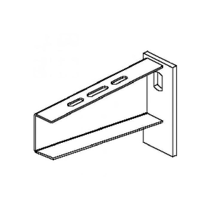 Niedax Kleinhuis kabelgoot wandconsole voor 600mm breed (150376)