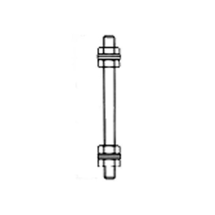 Niedax Kleinhuis draadstang M10/1000 met moeren (150840)
