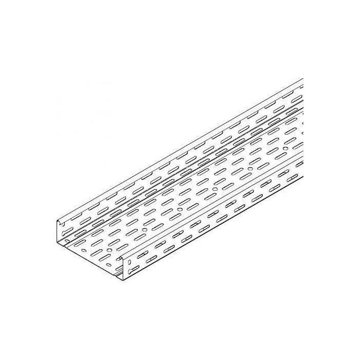 Niedax Kleinhuis kabelgoot geperforeerd 60x70mm (HxB) 3 meter + koppelstuk (160149)