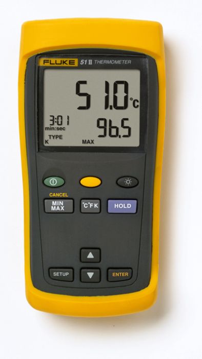 FLUKE 1-2 Digitale thermometer - 1 kanaal 50HZ (1281142)