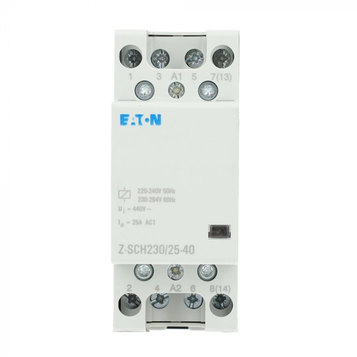 Eaton installatierelais 230V 25A 4 maak en 0 verbreek Z-SCH230/25-40 (248847)