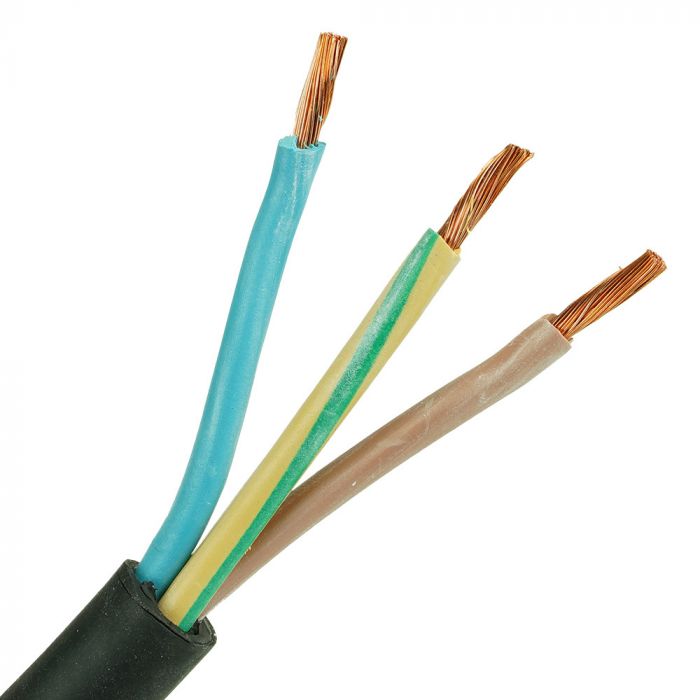 neopreen kabel H07RNF 3x4 mm per meter