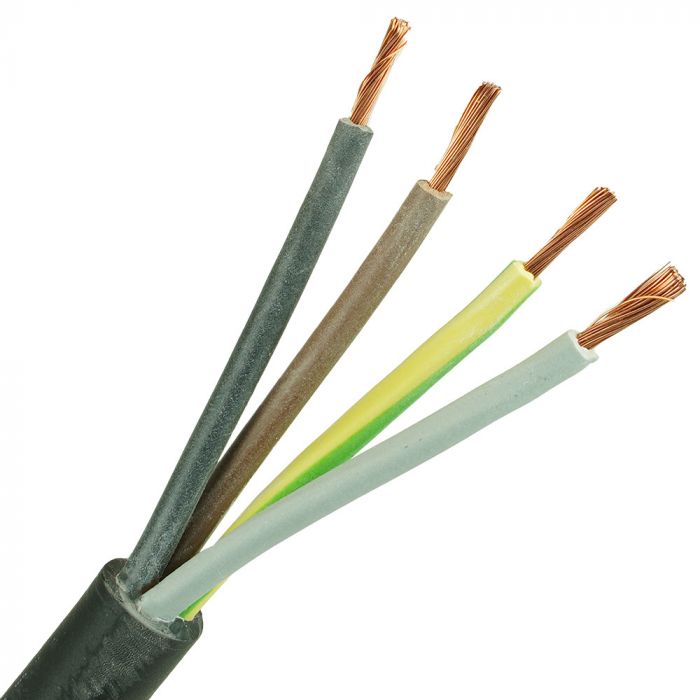 neopreen kabel H07RNF 4x2,5 per haspel 500 meter
