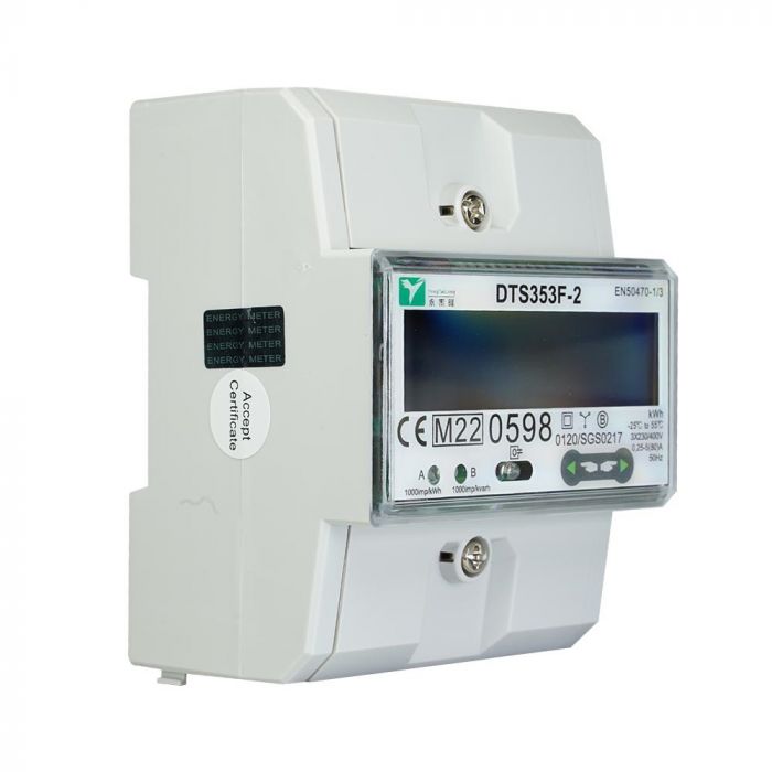 EMAT kWh meter 80A 3-fase modbus MID (5299)