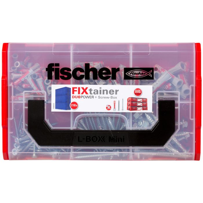 Fischer FixTainer DuoPower pluggen met schroeven (536162)