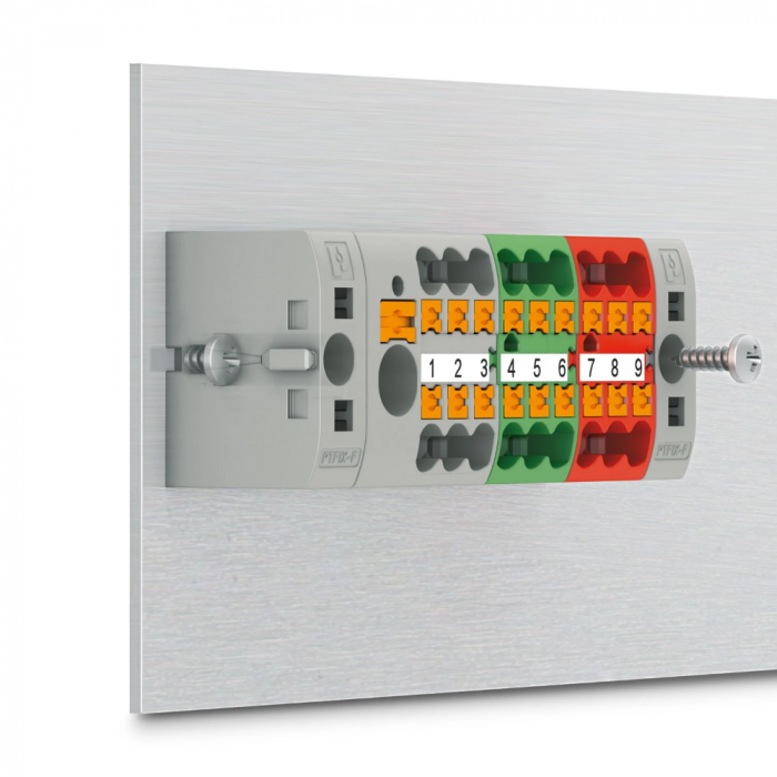Phoenix Contact rijgklem met push-in aansluiting 19-draads 2.5mm2 - paars per 8 stuks (PTFIX 6/18X2,5 VT)