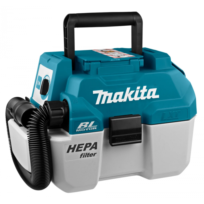 Makita accu HEPA alleszuiger met vloeistoffilter 18V basic body (DVC750LZX3)