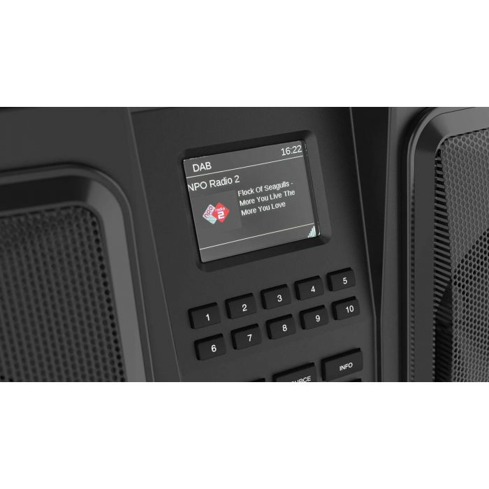 PerfectPro bouwradio Rockbull Bluetooth DAB+ FM AUX 2x25W IP65 (RB2)