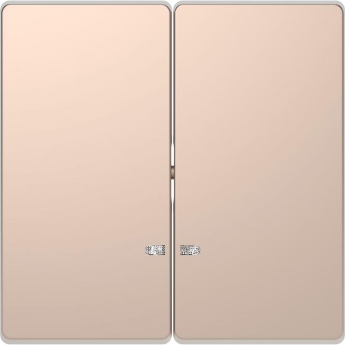 Schneider Electric D Life seriewip met controlevenster - champagne metallic (MTN3420-6051)