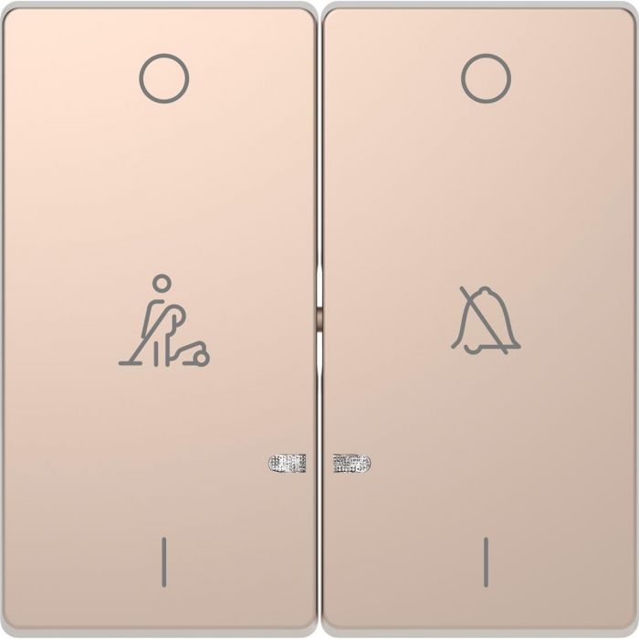 Schneider Electric D Life seriewip met opdruk - champagne metallic (MTN3429-6051)