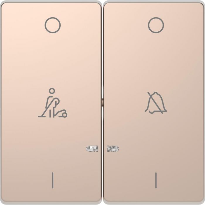 Schneider Electric D Life seriewip met opdruk - champagne metallic (MTN3429-6051)