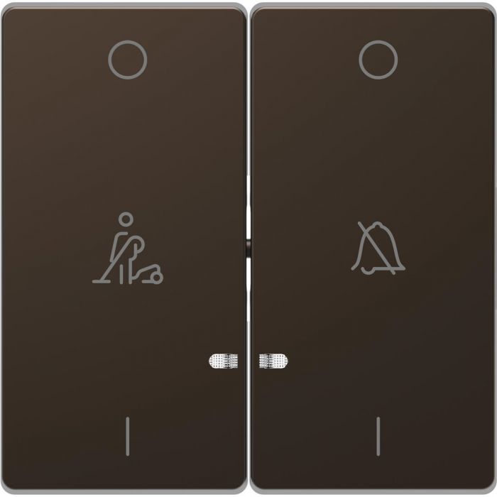 Schneider Electric D Life seriewip met opdruk - mocca metallic (MTN3429-6052)