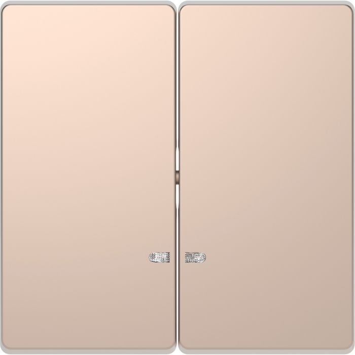 Schneider Electric D Life seriewip met controlevenster - champagne metallic (MTN3420-6051)