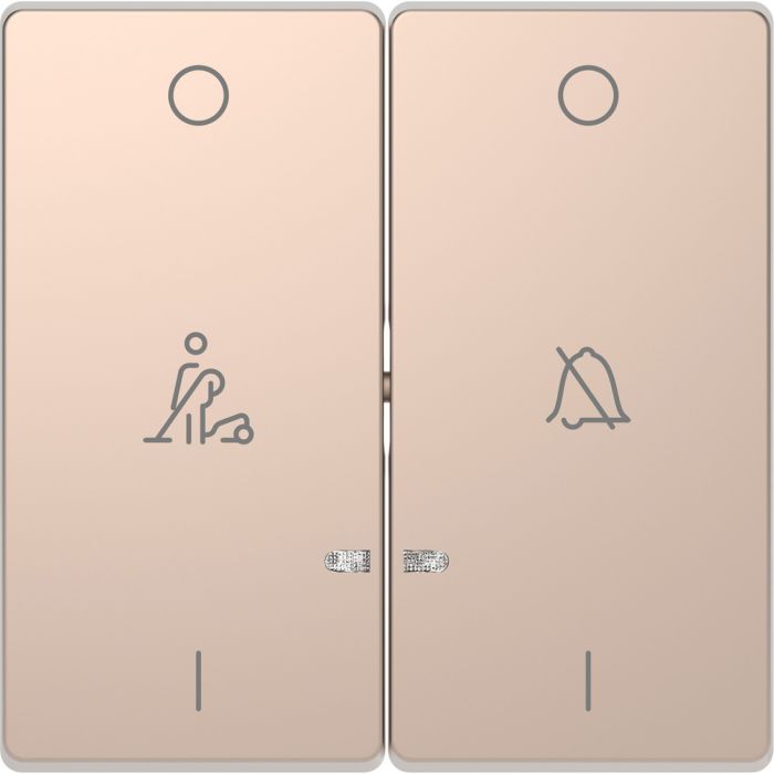 Schneider Electric D Life seriewip met opdruk - champagne metallic (MTN3429-6051)