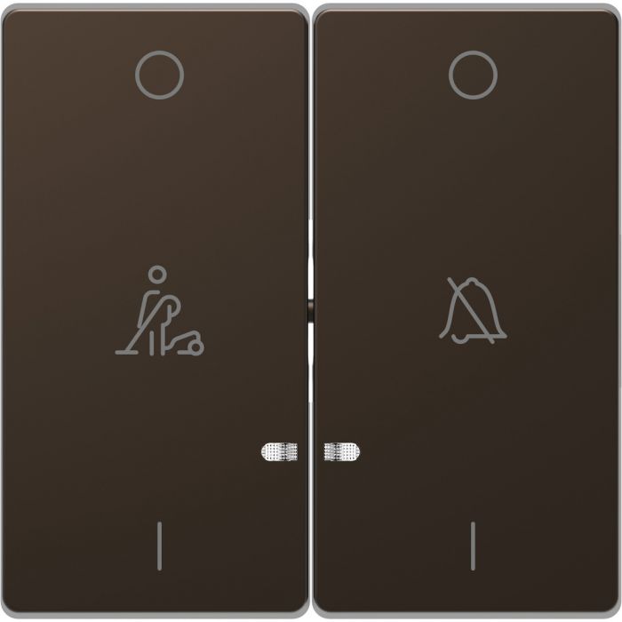 Schneider Electric D Life seriewip met opdruk - mocca metallic (MTN3429-6052)