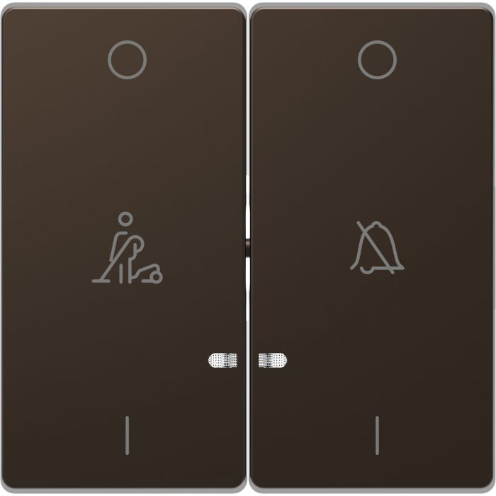 Schneider Electric D Life seriewip met opdruk - mocca metallic (MTN3429-6052)