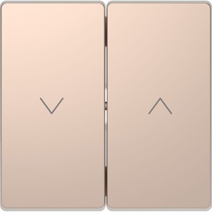 Schneider Electric D Life seriewip voor jaloezieschakelaar - champagne metallic (MTN3855-6051)