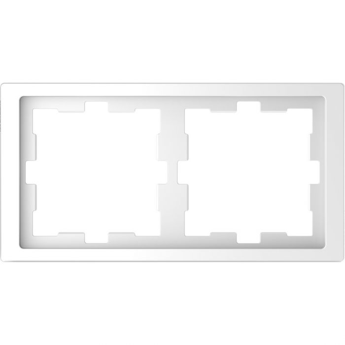 Schneider Electric D Life afdekraam 2-voudig - lotuswit (MTN4020-6535)