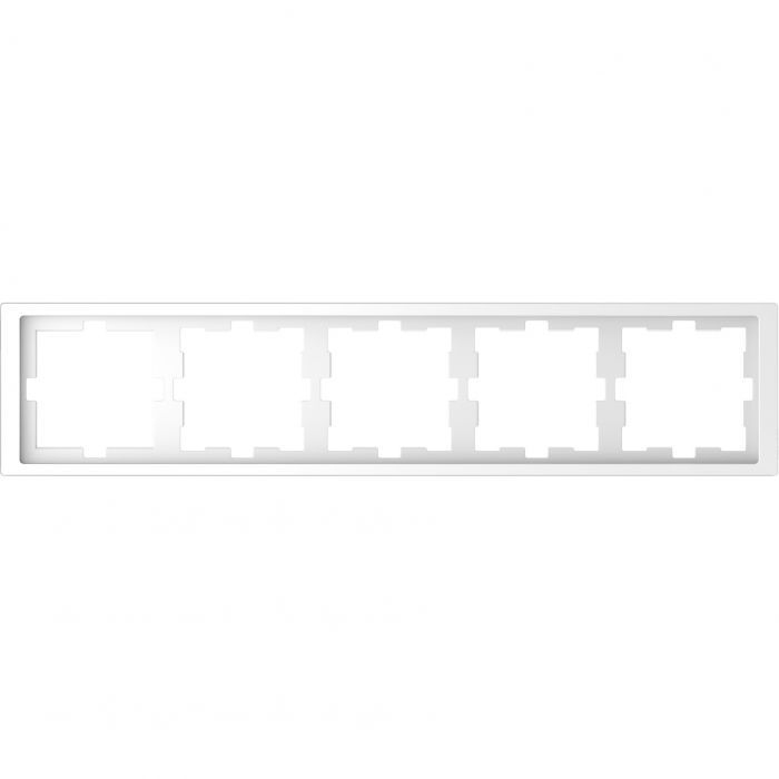 Schneider Electric D Life afdekraam 5-voudig - lotuswit (MTN4050-6535)
