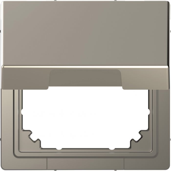 Schneider Electric D Life adapter voor systyeem M met klapdeksel - nikkel metallic (MTN4081-6050)