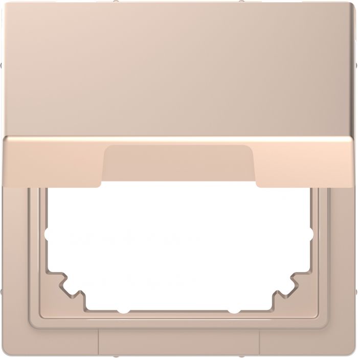 Schneider Electric D Life adapter voor systeem M met klapdeksel - champagne metallic (MTN4081-6051)