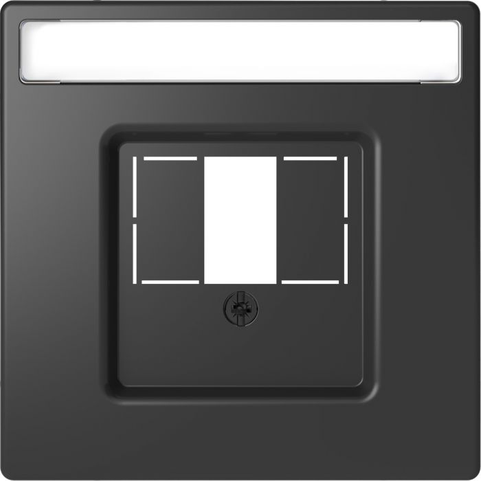 Schneider Electric D Life centraalplaat VOOR USB/HDMI/VGA - antraciet (MTN4250-6034)
