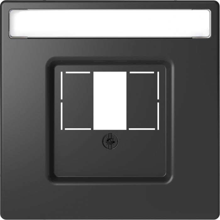 Schneider Electric D Life centraalplaat VOOR USB/HDMI/VGA - antraciet (MTN4250-6034)
