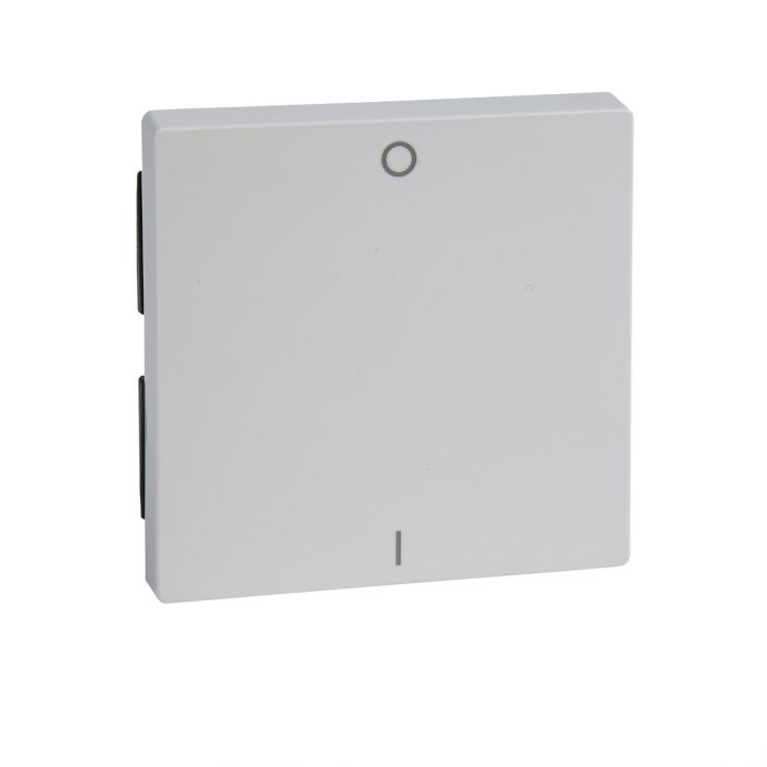 Schneider Electric systeem M wip met aanduiding 0/1 - actief wit glanzend (MTN432225)