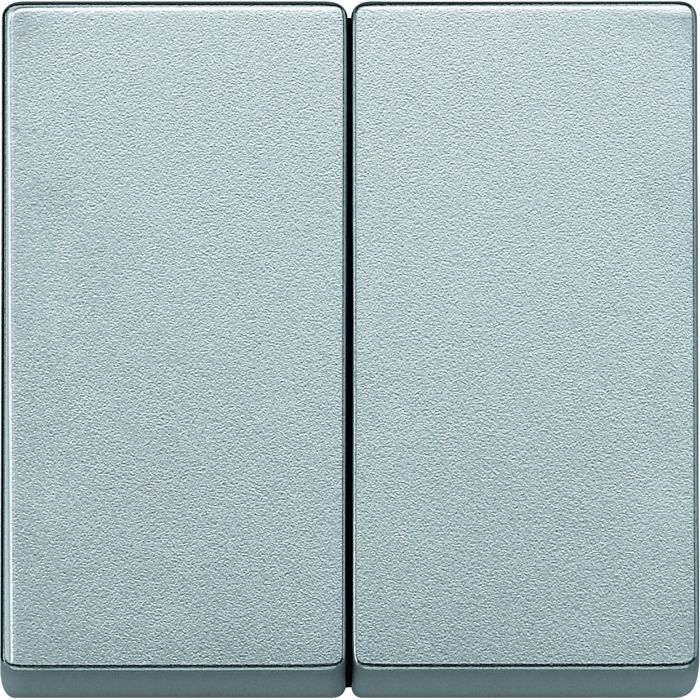 Schneider-Merten systeem M wip voor serieschakelaar - aluminium (MTN433560)