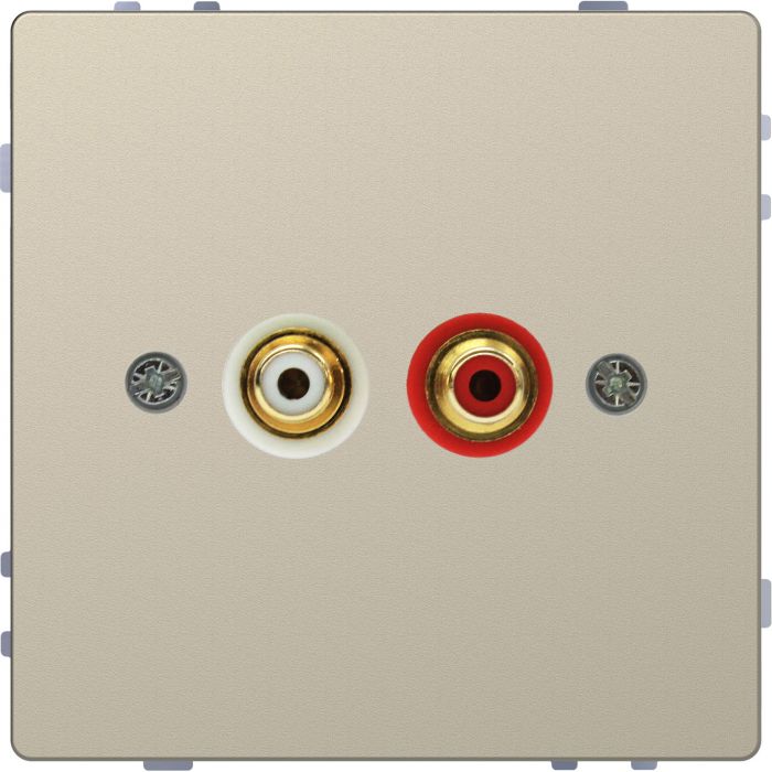 Schneider Electric D Life centraalplaat audio cinch - sahara (MTN4350-6033)
